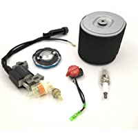 Los mejores  - Cancanle Bobina de Encendido y Filtro de Aire Kit de Servicio de Filtro de Tapa de Combustible de Gas para Honda GX340…